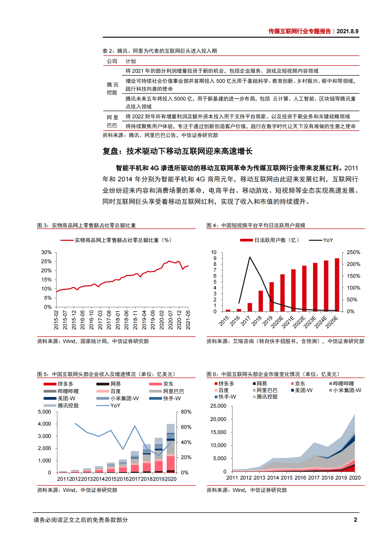 传媒互联网行业专题报告：前沿科技赋能文娱互联网行业-20210809-中信证券-39页 第7页