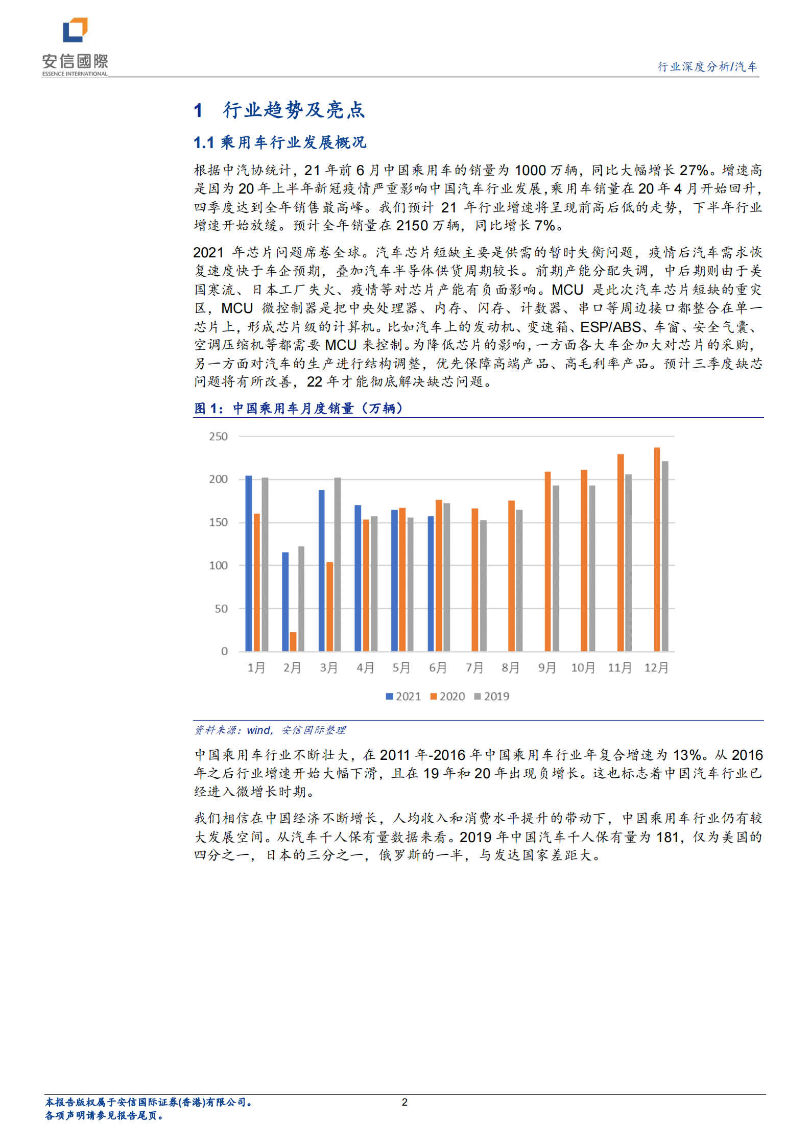 汽车行业研究报告：科技赋能，汽车行业的发展新机遇-20210804-安信国际-12页 第2页