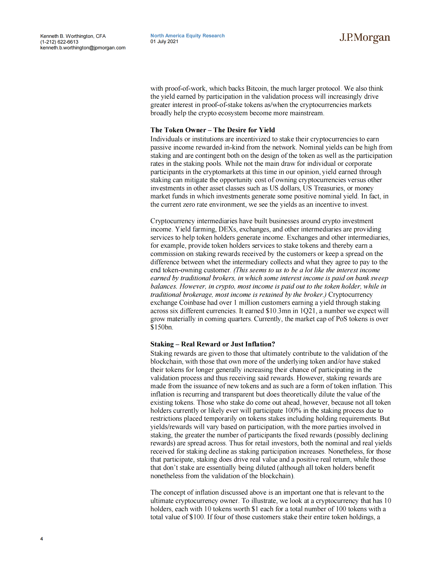 J.P. 摩根-美股加密数字货币行业-下注入门：加密货币中介机构及其客户快速增长的机会-2021.7.1-24页 第4页