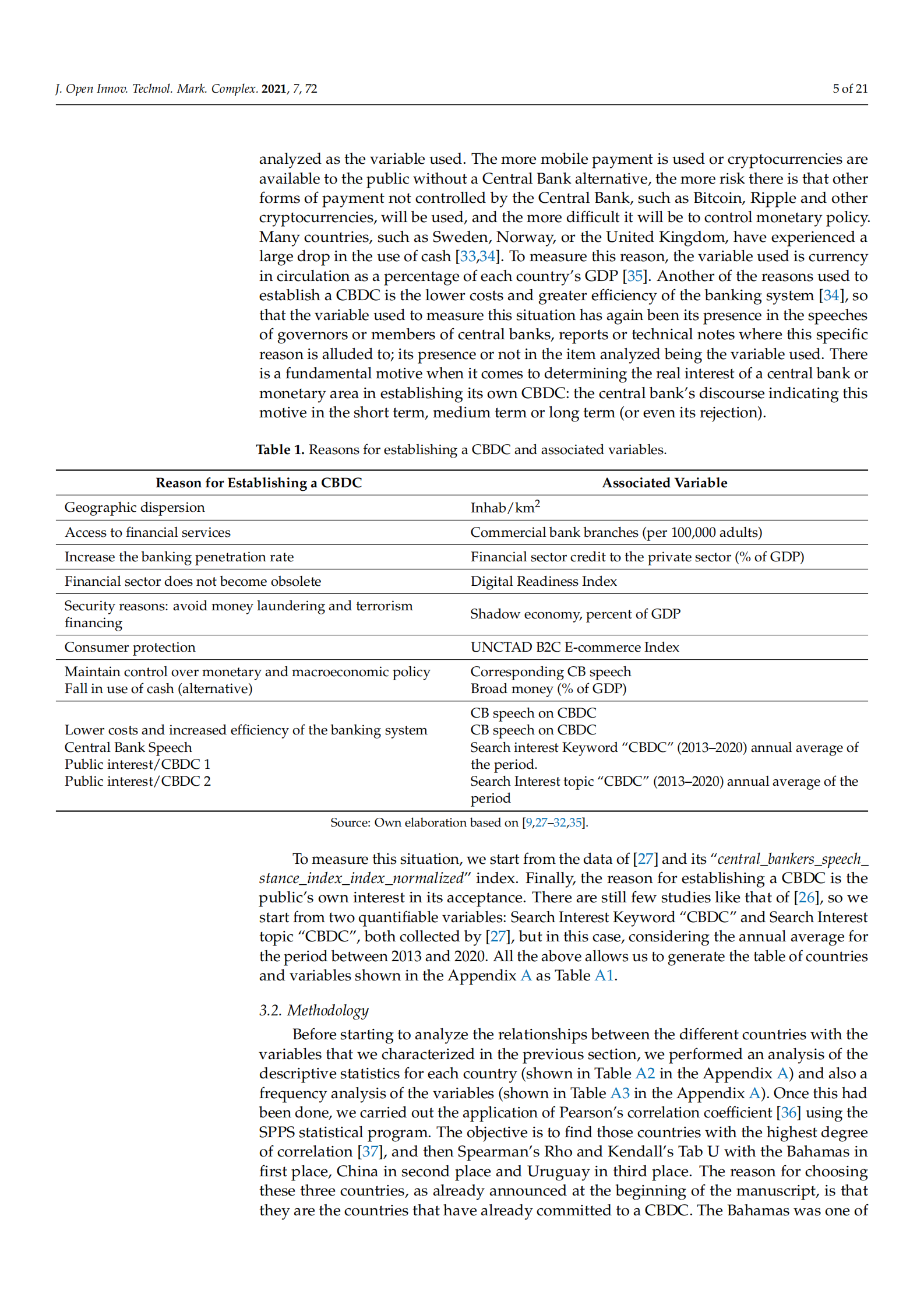 MDPI-央行数字货币实施的最优国家的检测及对支付行业开放创新的启示（英文）-2021.6-21页 第5页