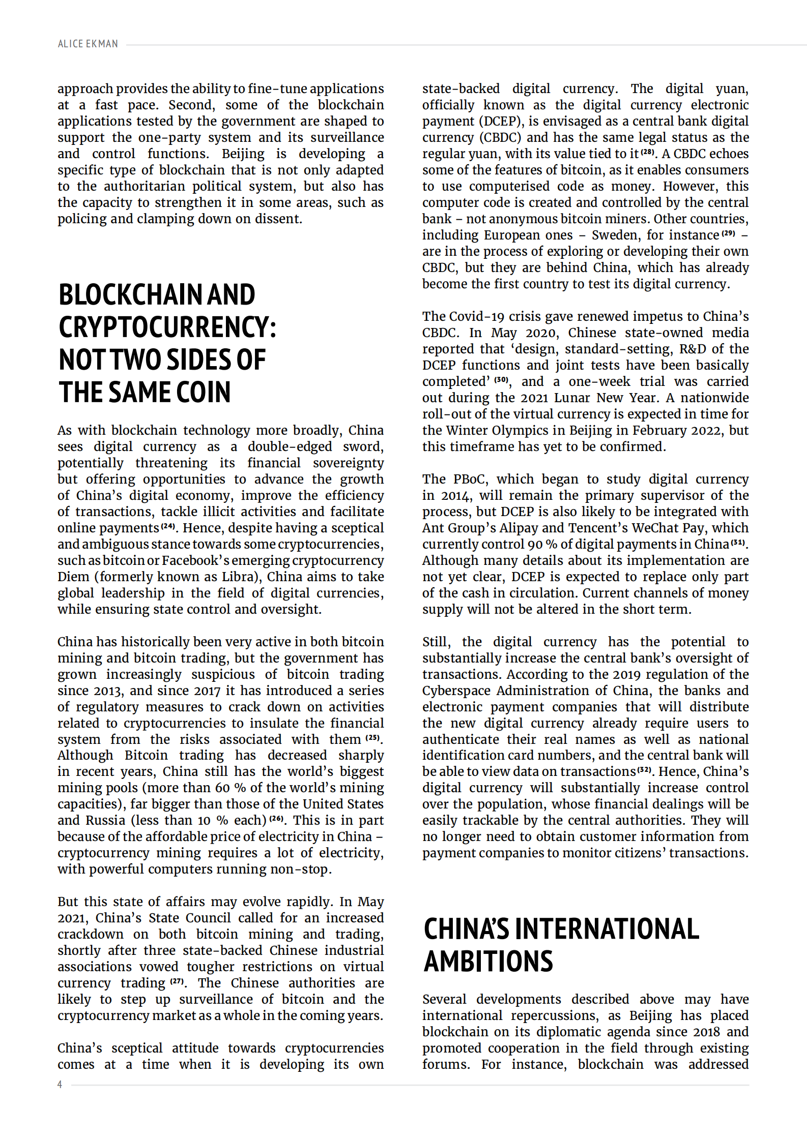 欧洲安全研究所-中国的区块链和加密货币野心（英）-2021.7-11页 第4页