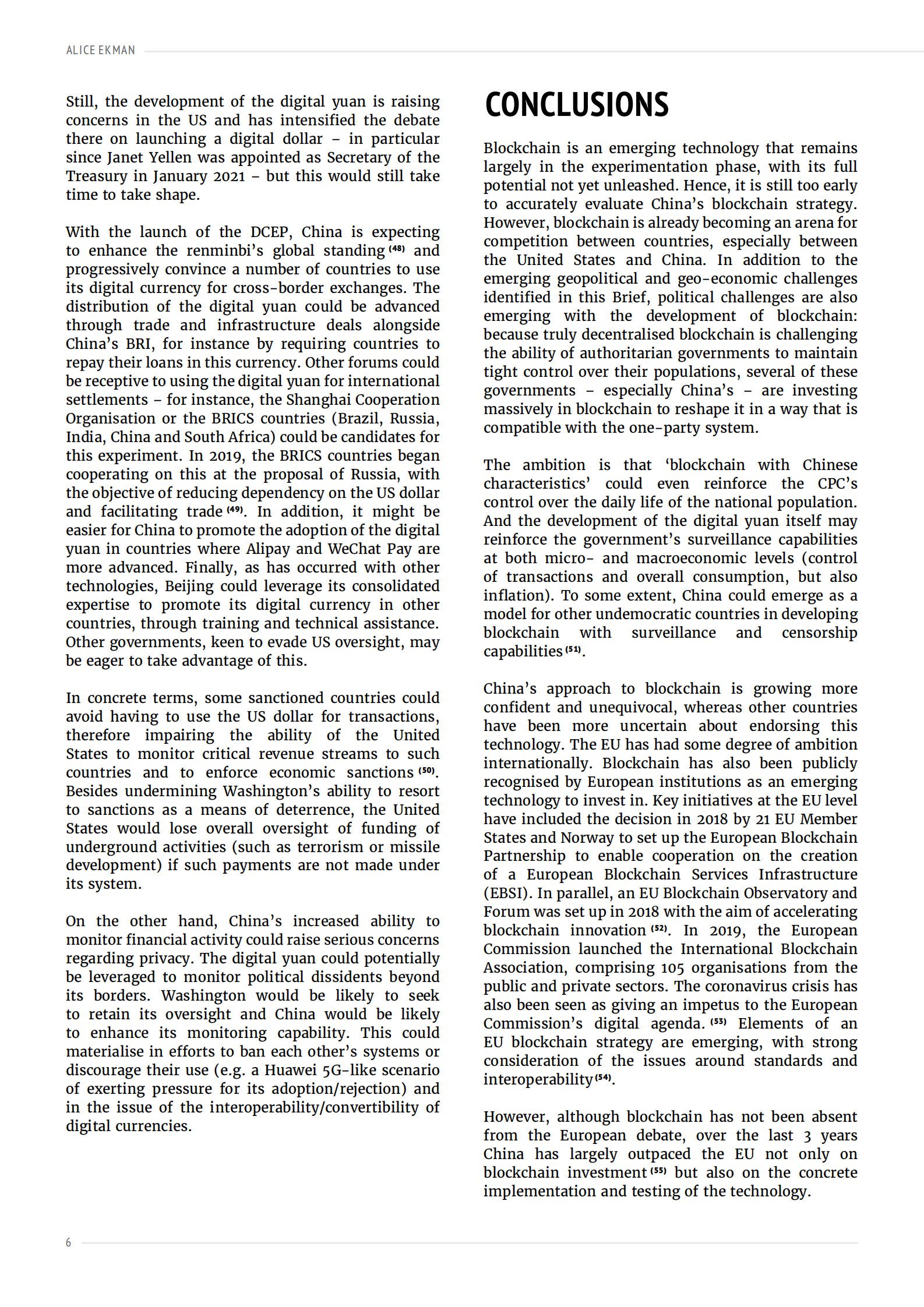 欧洲安全研究所-中国的区块链和加密货币野心（英）-2021.7-11页 第6页