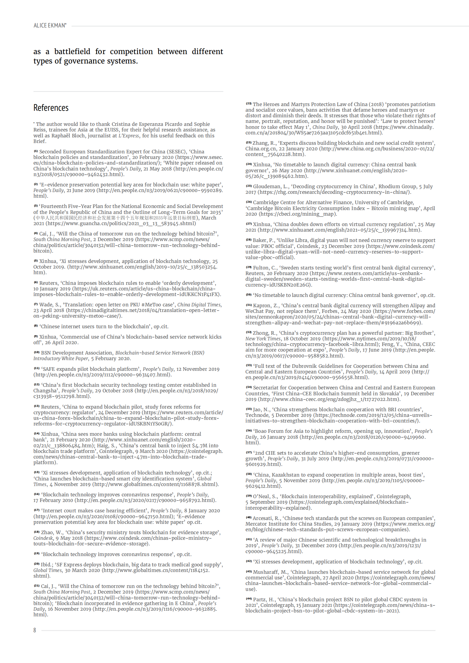 欧洲安全研究所-中国的区块链和加密货币野心（英）-2021.7-11页 第8页
