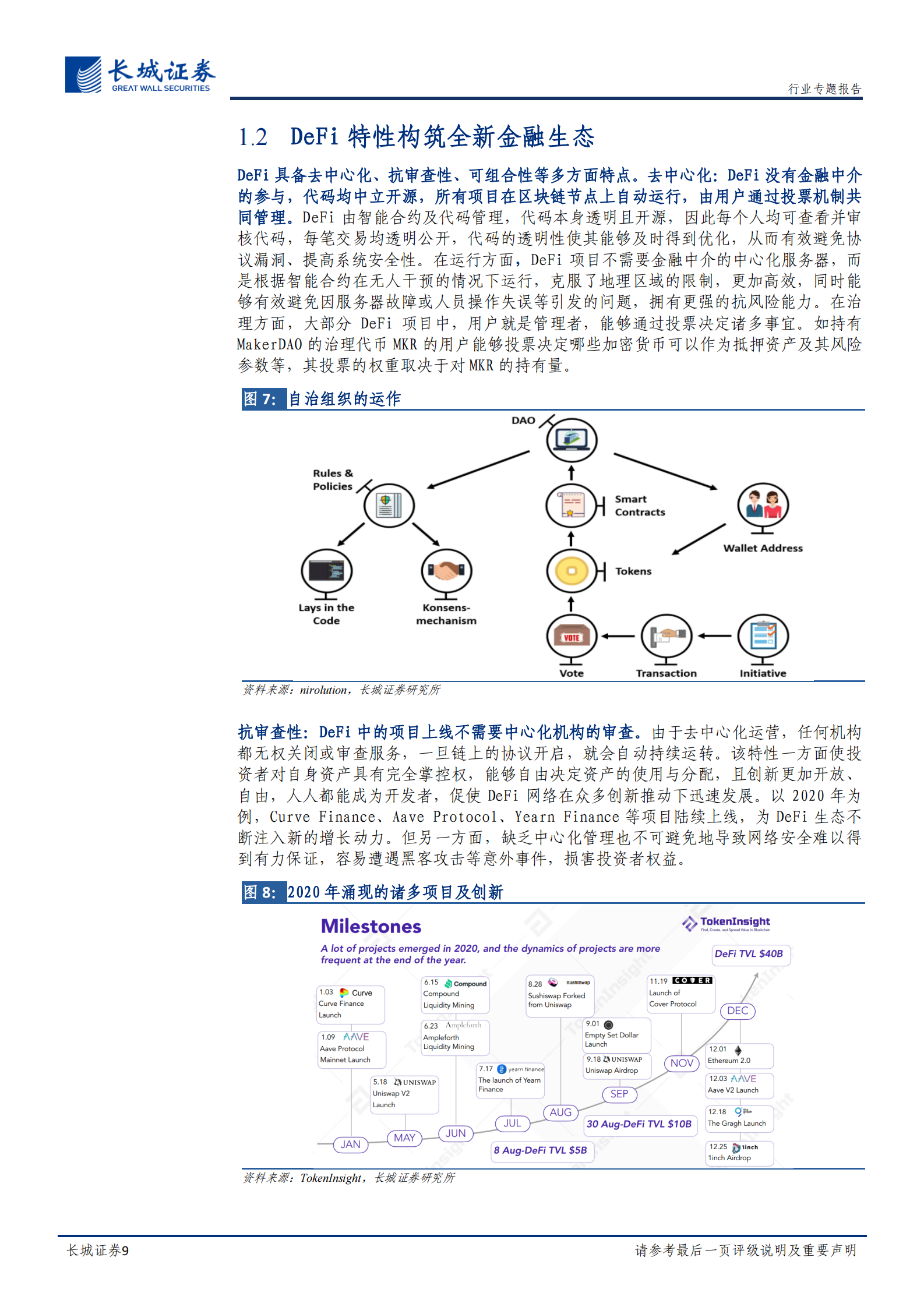 通信行业行业区块链专题深度二：DeFi使能金融生态链上重塑，完善数字货币金融体系-20210516-长城证券-41页 第9页