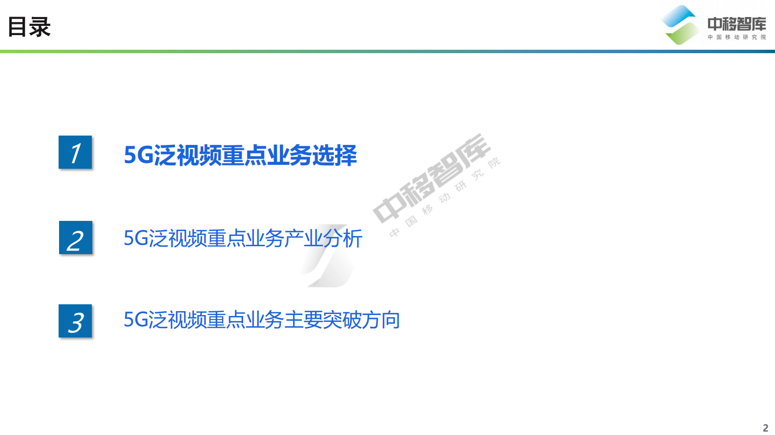 5G泛视频重点业务产业分析-16页 第2页