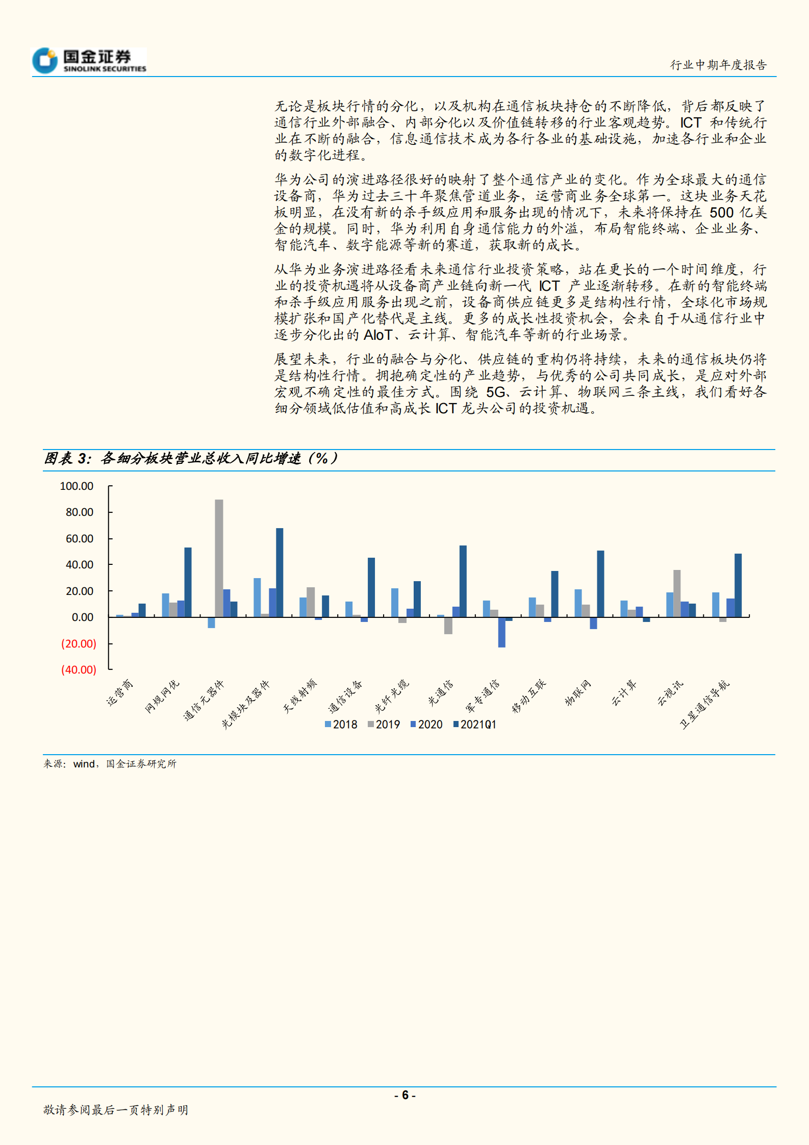 通信行业中期年度报告：分化与融合并进下的通信行业投资机遇-20210802-国金证券-42页 第6页
