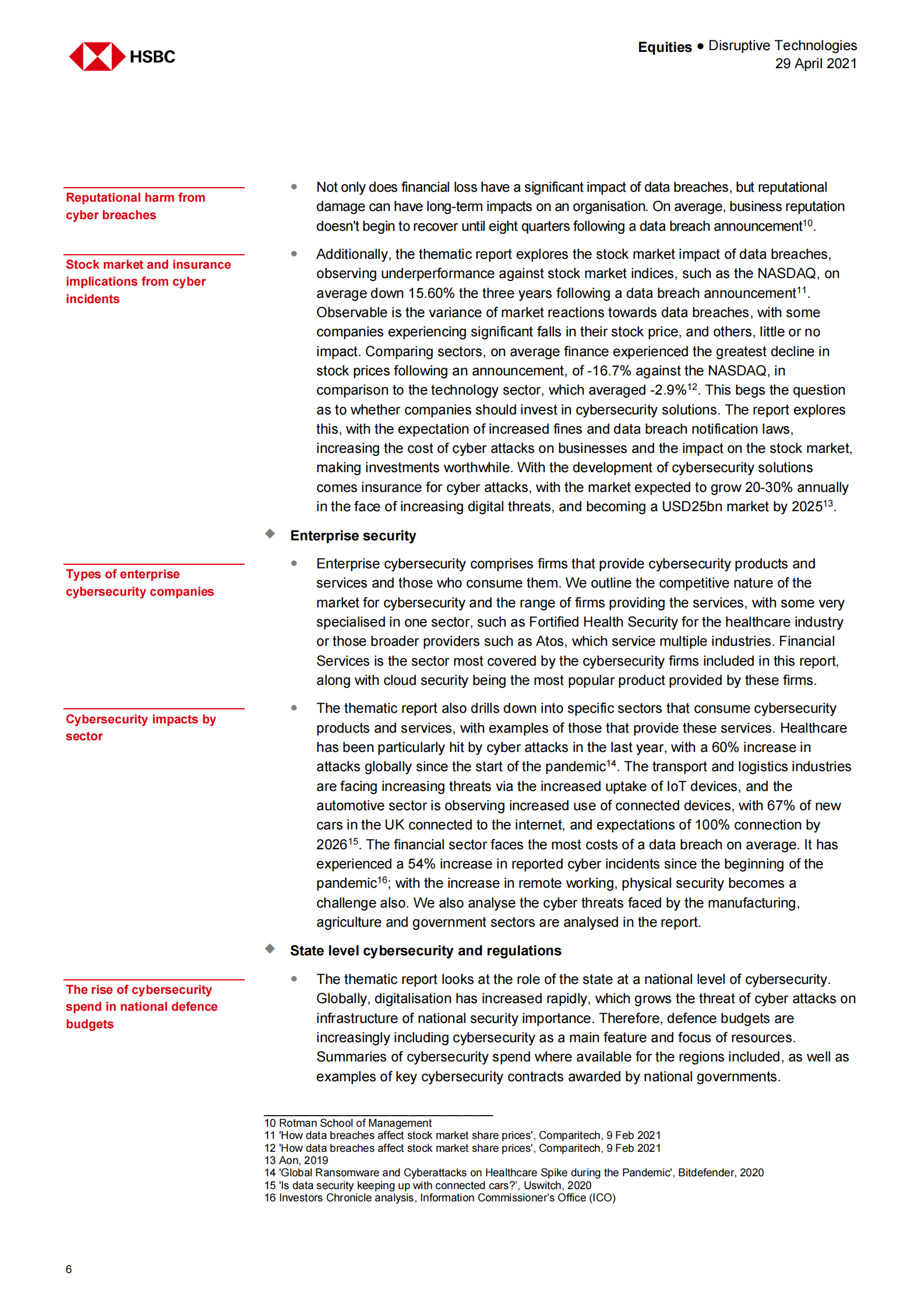 HSBC-全球互联网行业-网络安全：受主题影响的9只股票-2021.4.29-48页 第6页