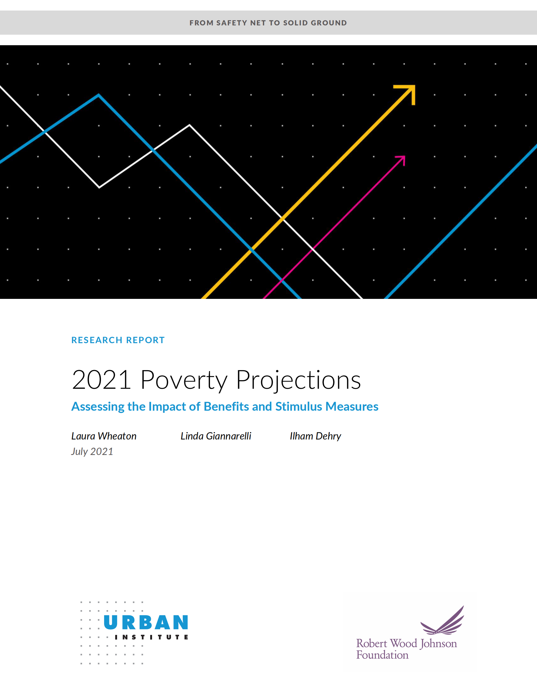 城市研究所-2021年美国贫困预测：评估福利和刺激措施的影响（英）-2021.7-46页 第1页