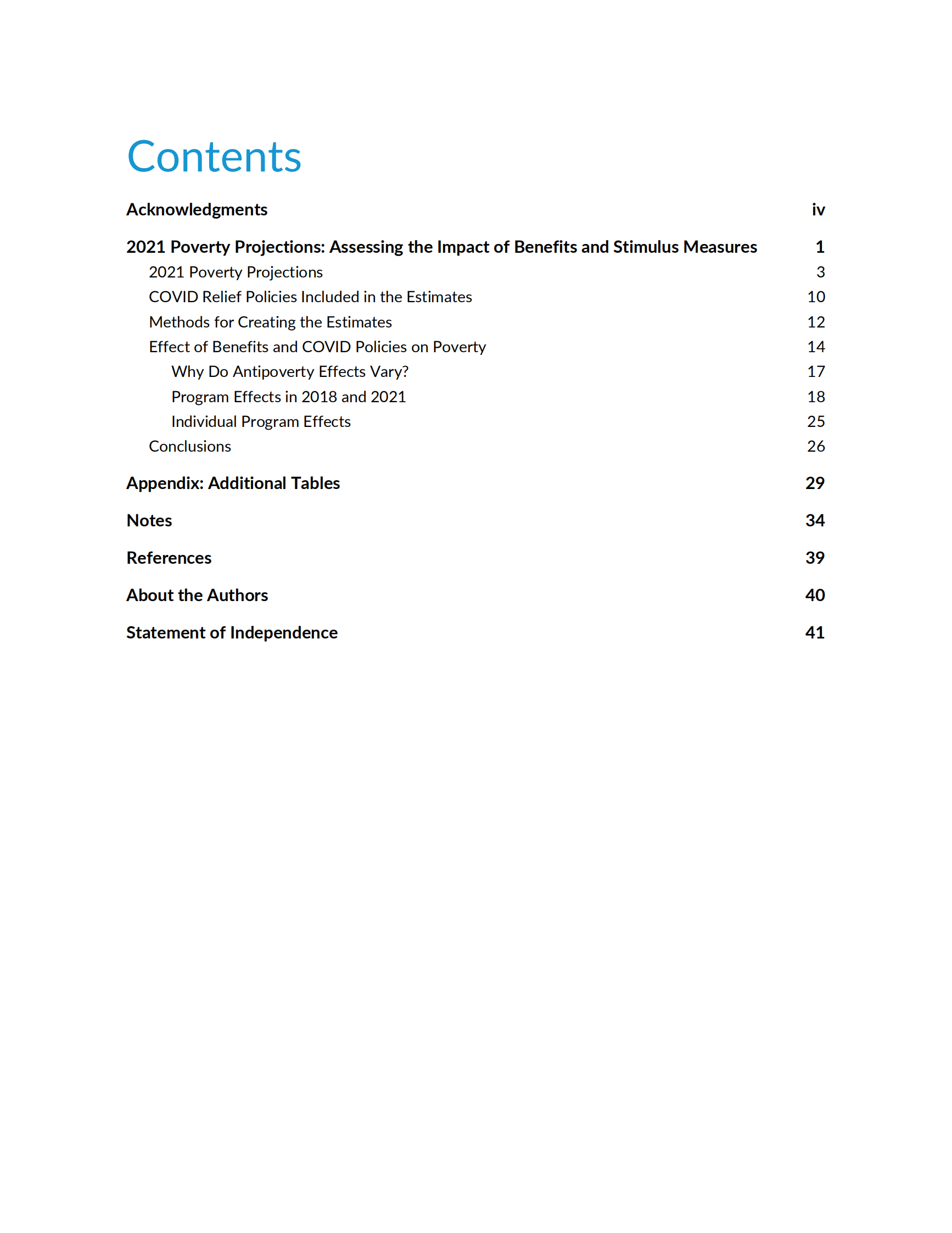 城市研究所-2021年美国贫困预测：评估福利和刺激措施的影响（英）-2021.7-46页 第3页