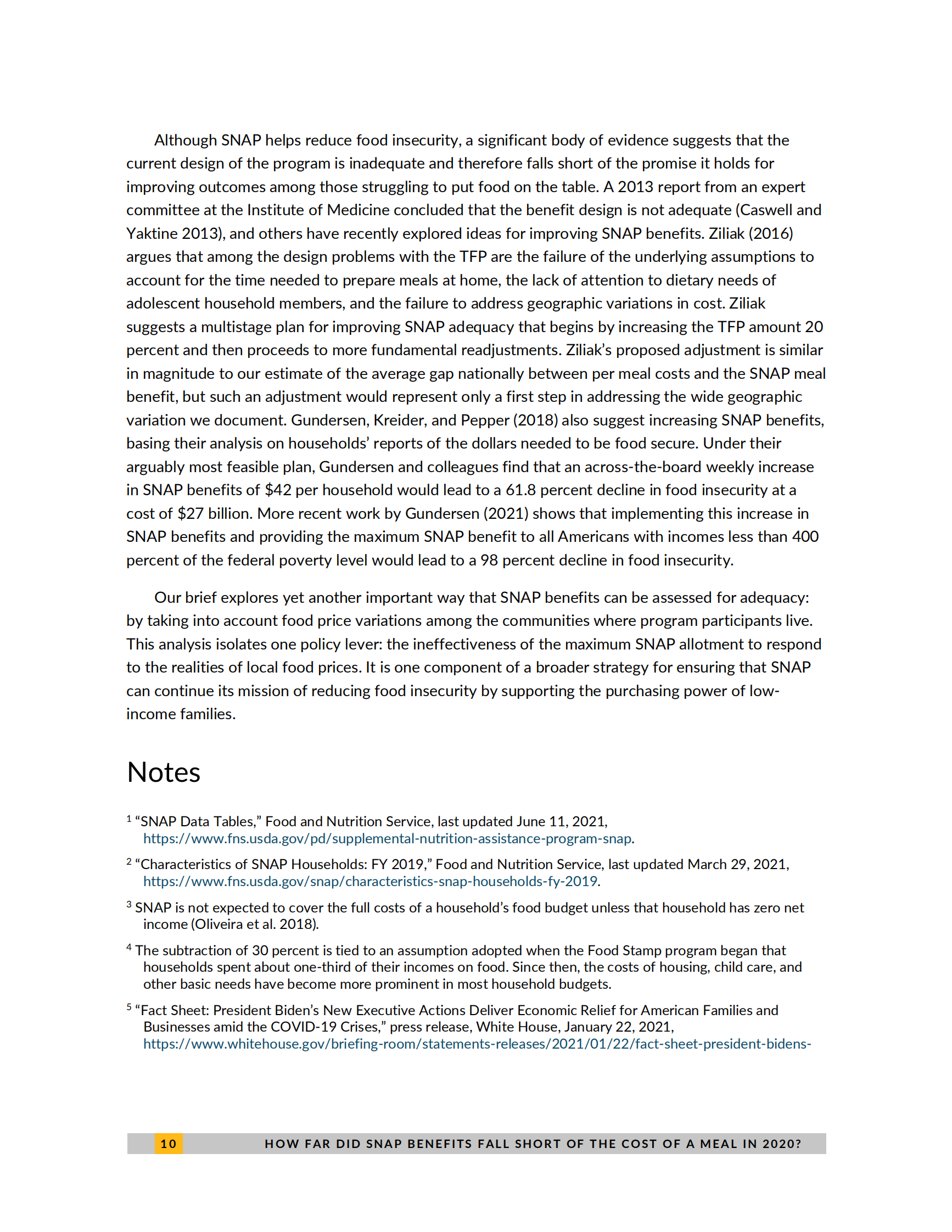 城市研究所-到2020年，SNAP福利在多大程度上还不能覆盖一顿饭的成本？（英）-2021.7-14页 第10页