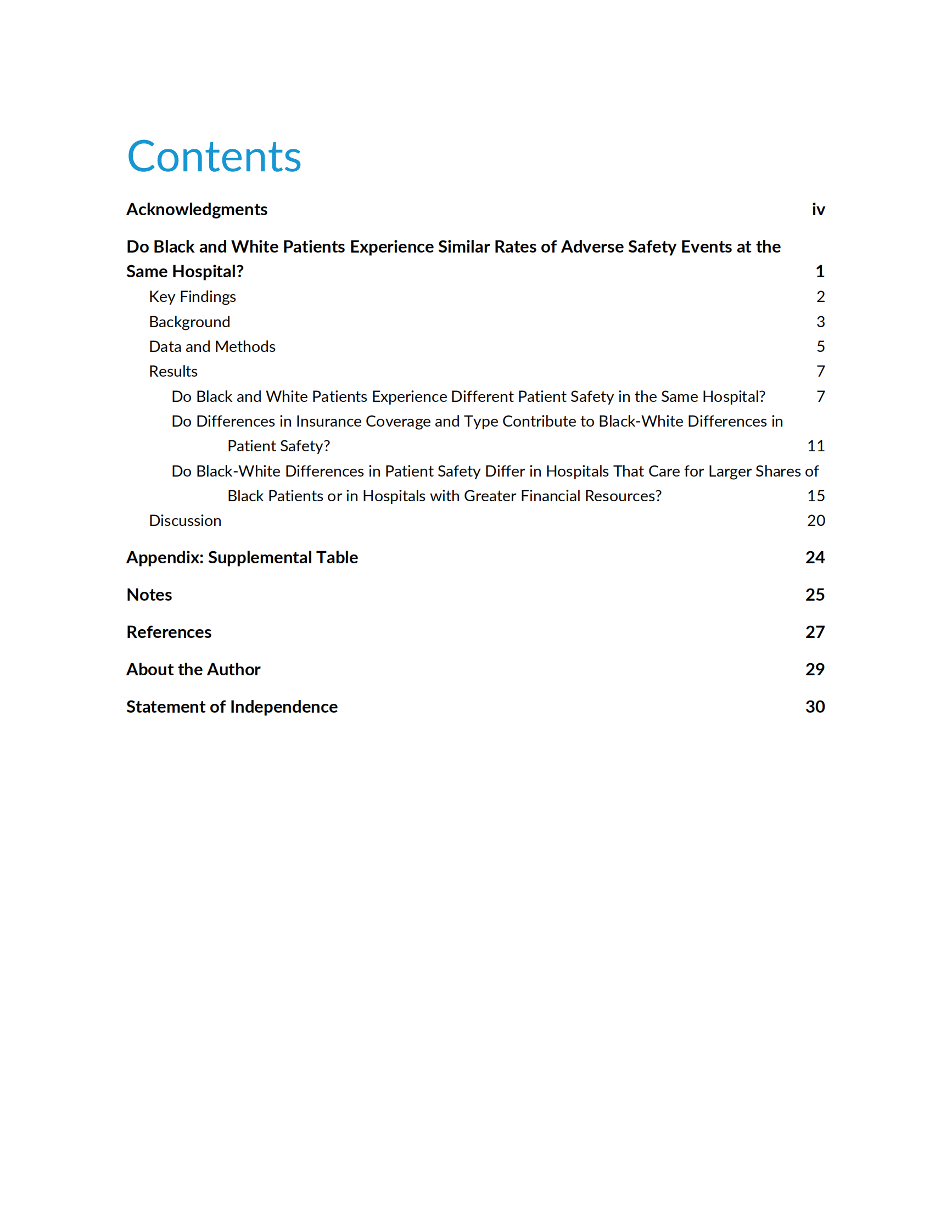 城市研究所-黑人和白人患者在同一家医院的不良安全事件发生率相似吗？（英）-2021.7-35页 第3页
