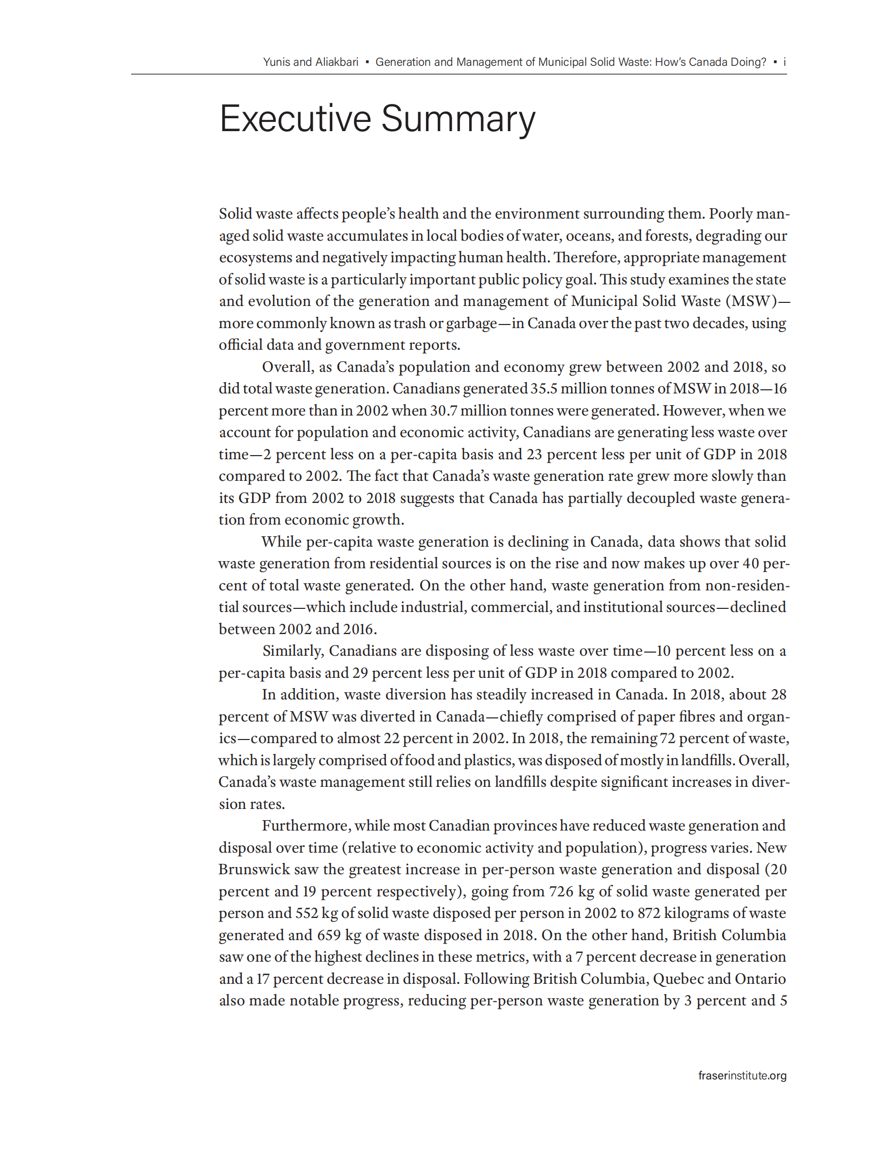 菲沙研究所-城市生活垃圾的产生与管理（英）-2021.7 第7页