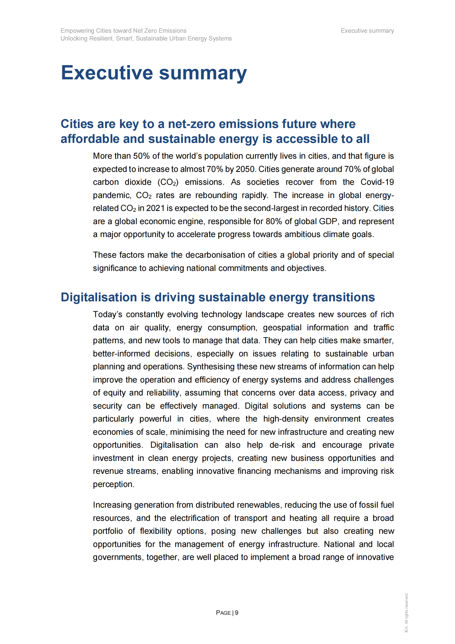 国际能源署-赋予城市权力，实现净零未来（英）-2021.7 第10页
