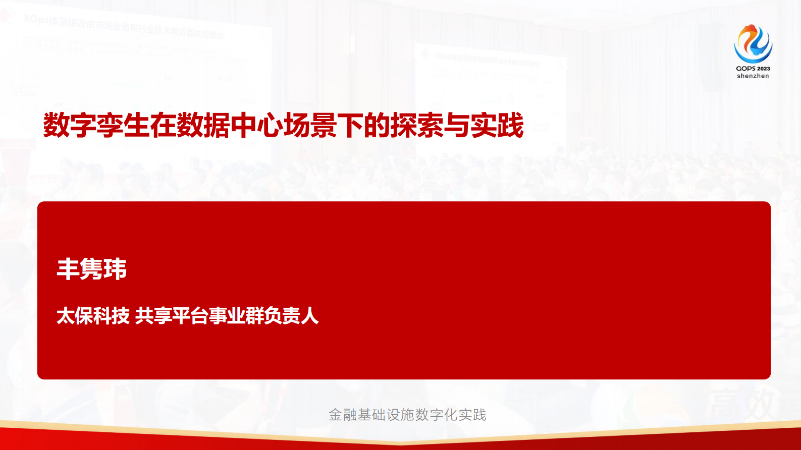 丰隽玮-数字孪生在数据中心场景下的探索与实践 第2页