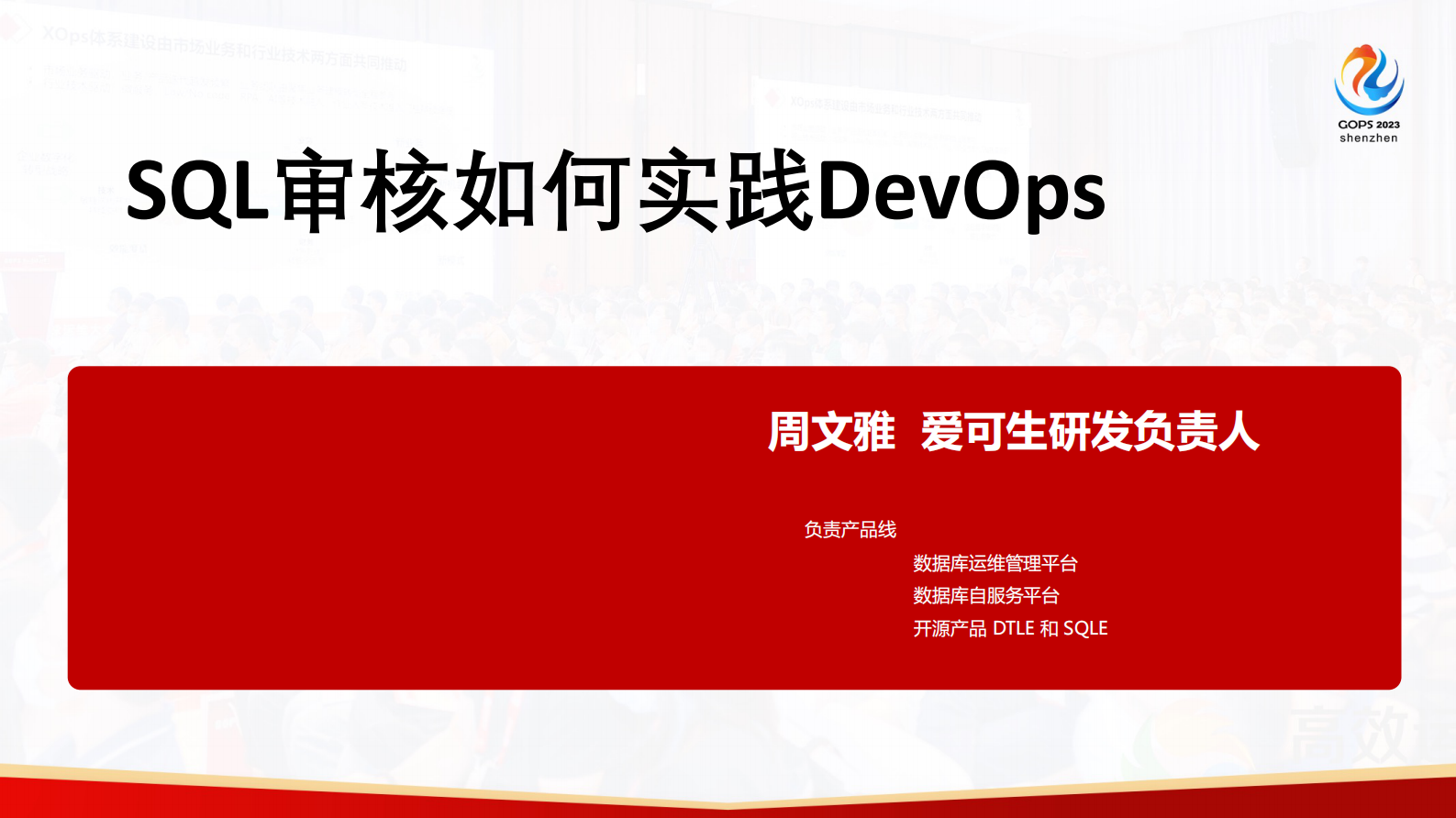 周文雅在 DevOps 各个环节实现 SQL 质量管理 第2页