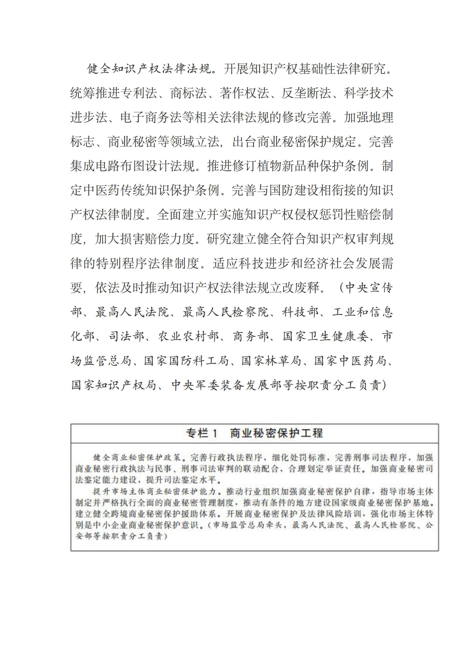 国务院关于印发“十四五”国家知识产权保护和运用规划的通知 第8页