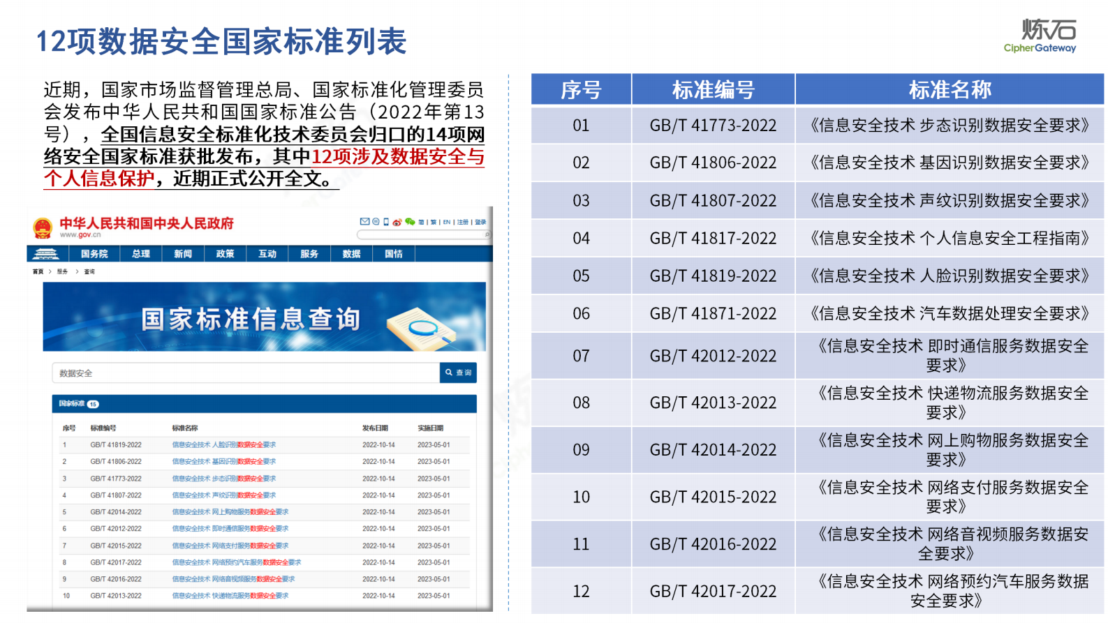 炼石-图解12项数据安全国家标准V1.0 第2页