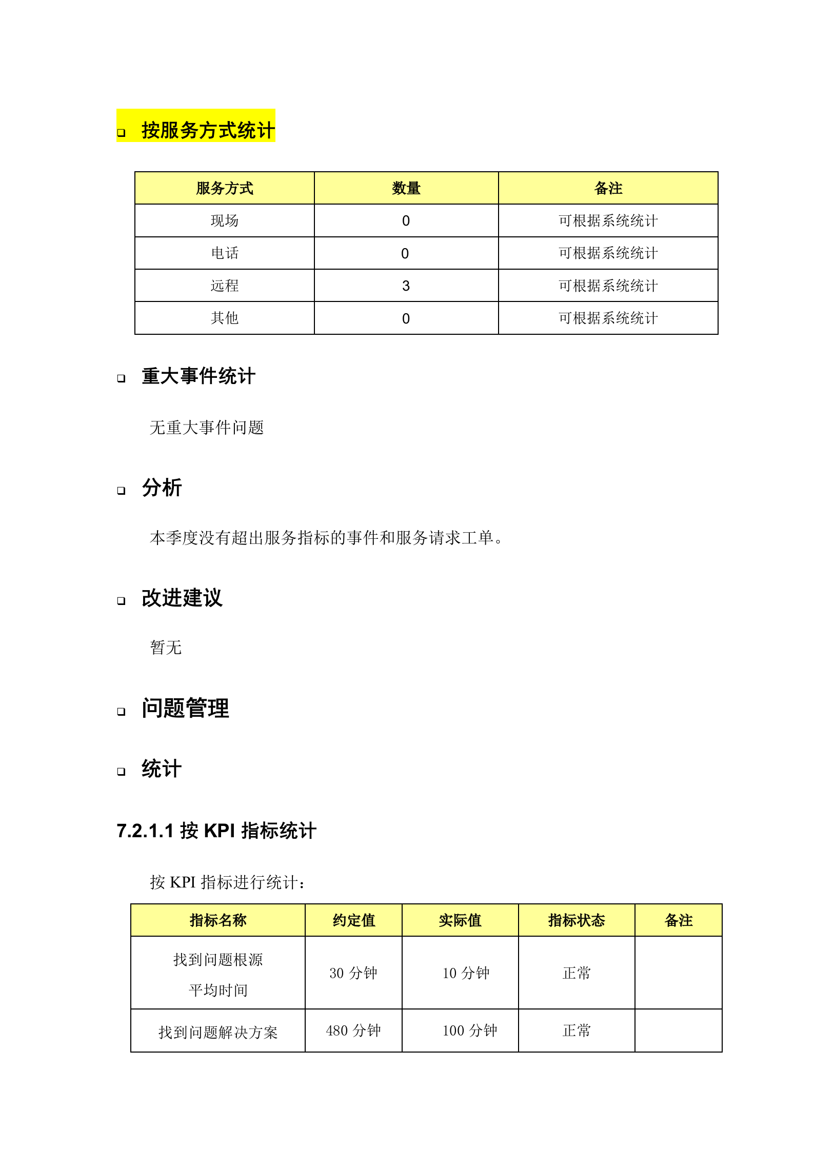 运维项目服务报告-样例 第9页
