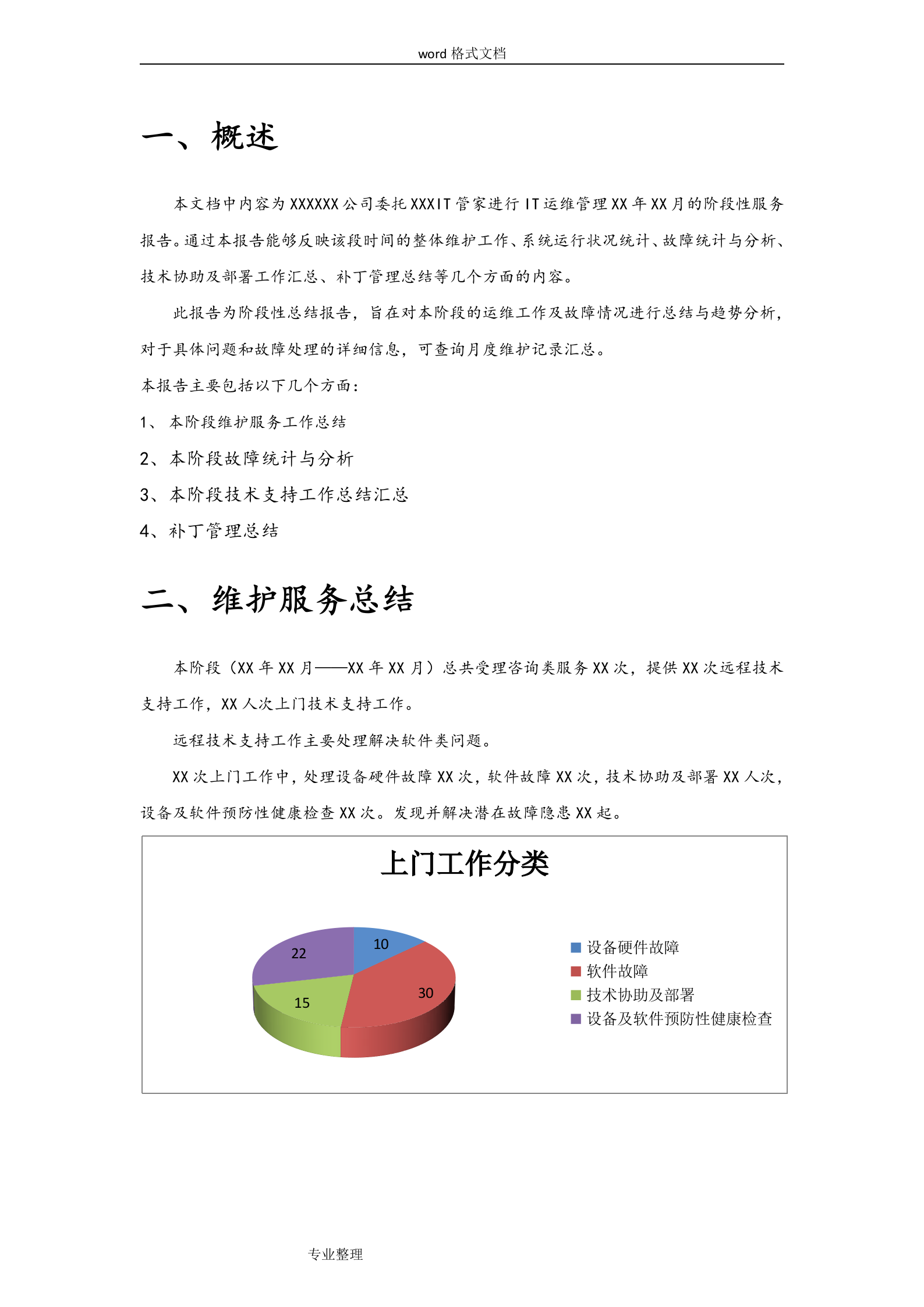 IT运维服务报告 第4页