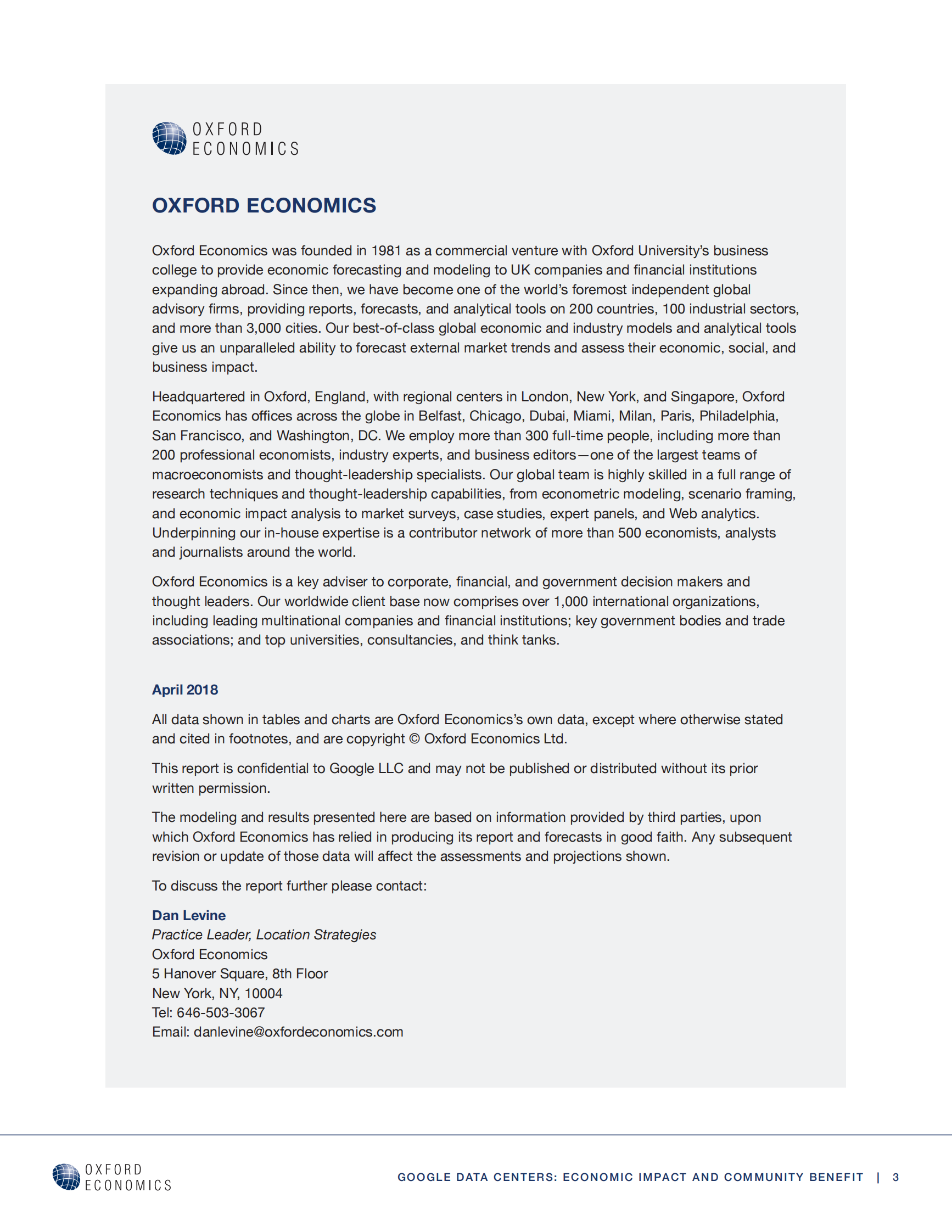 Google Data Centers Economic Impact and Community Benefit 第3页