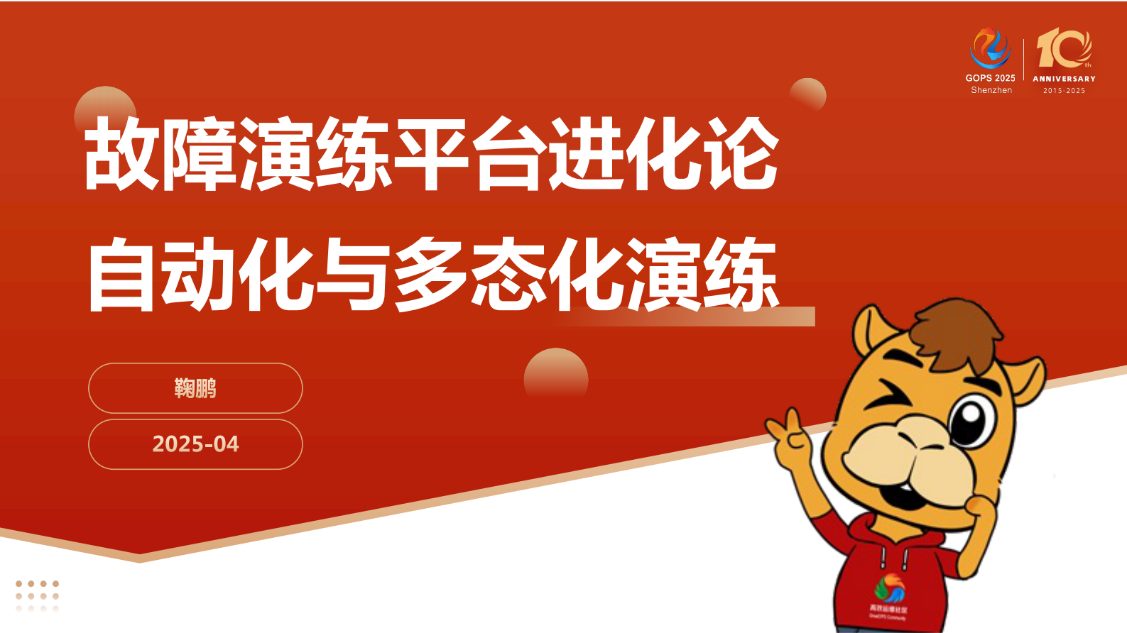 鞠鹏-故障演练平台进化论——自动化与多态化演练 第2页