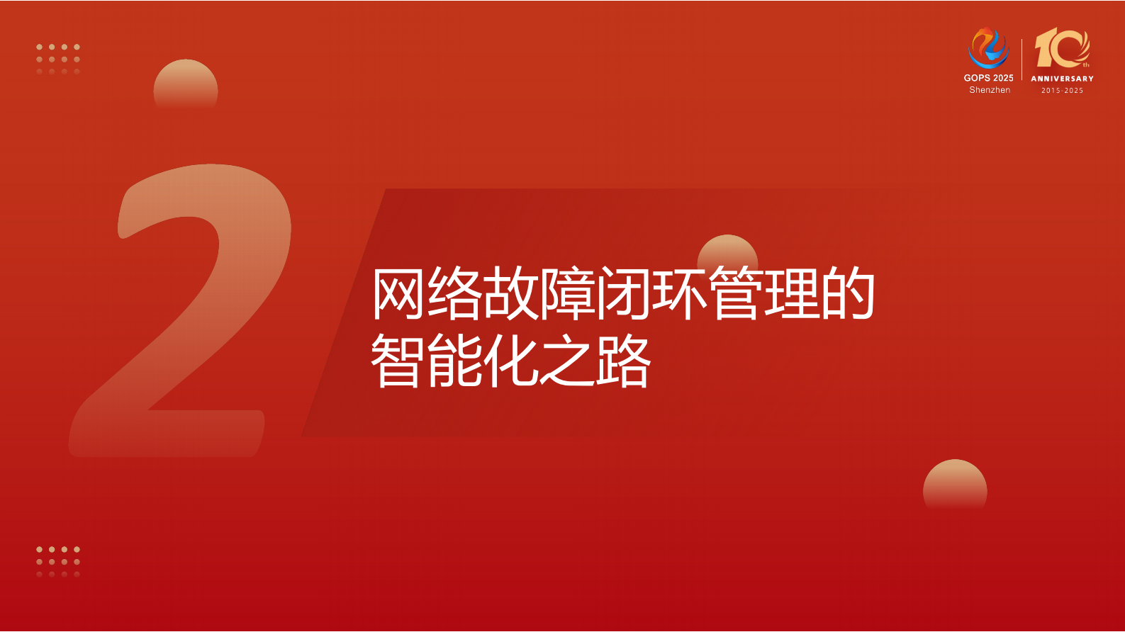 刘爽-智能闭环护航数字基建：新一代网络故障全生命周期管理实践 第10页