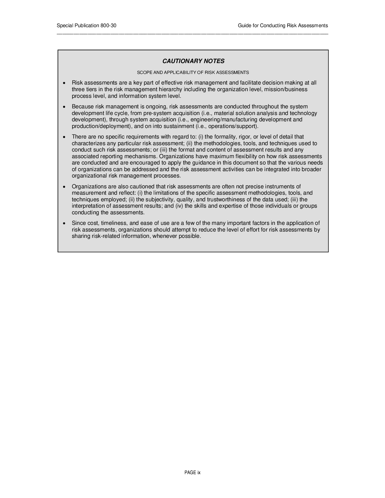 NIST SP 800-30r1风险评估的指南 第9页