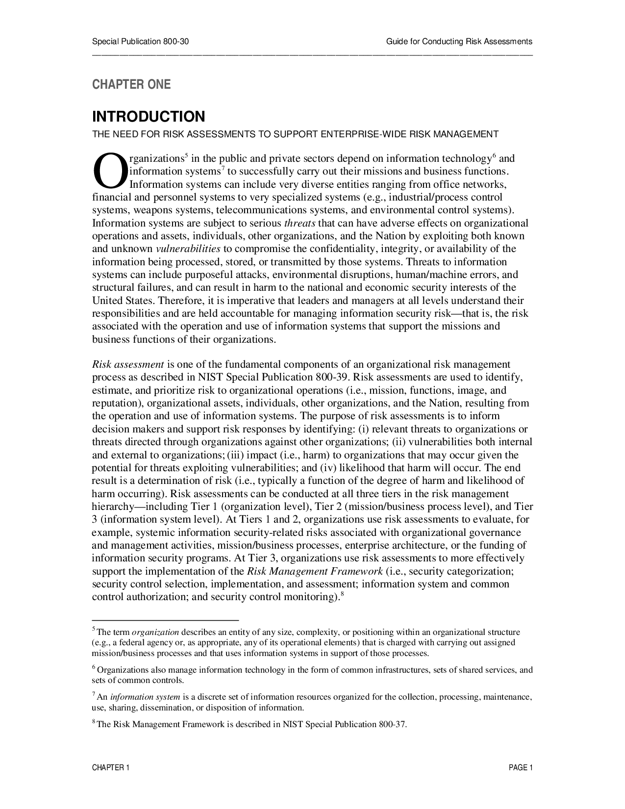 NIST SP 800-30r1风险评估的指南 第10页