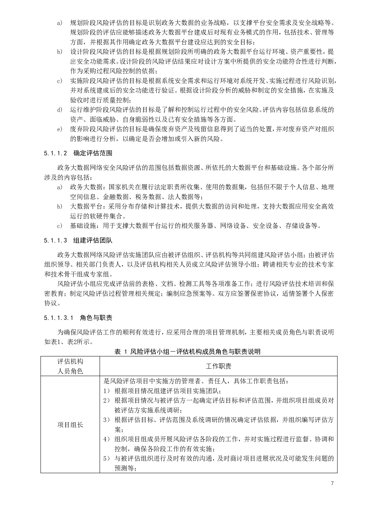 信息安全技术 政务大数据网络安全风险评估实施指南 第9页