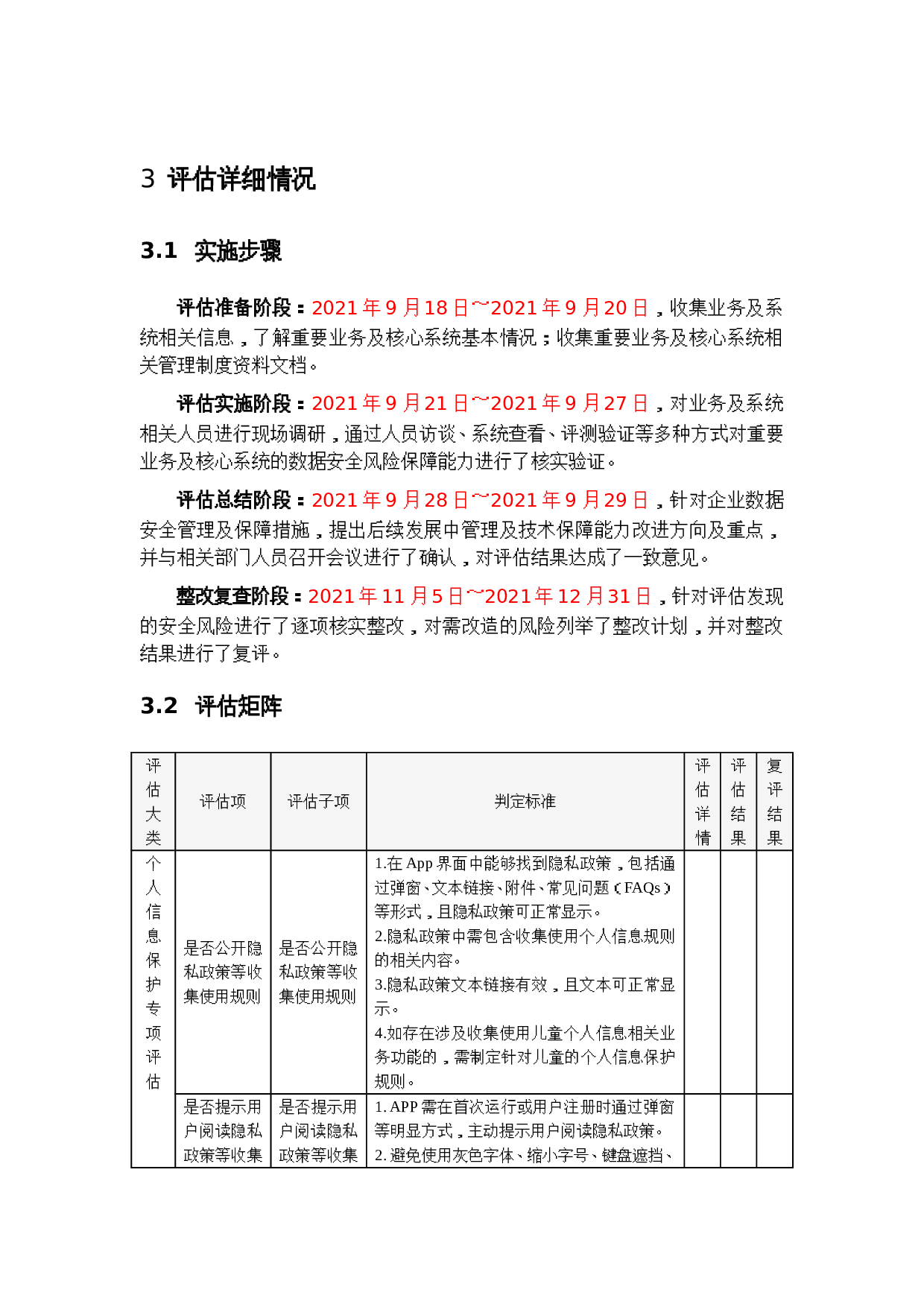 APP合规评估报告模板 第5页